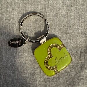 Harrods Green Star Classic Keyring